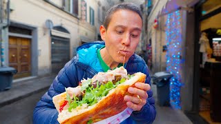 Italian Street Food 🥪 🇮🇹 World’s Most Famous Sandwich  Florence Italy [upl. by Gaudet]