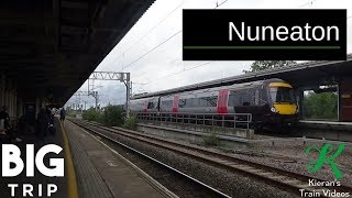 Trains at Nuneaton WCML  10819 [upl. by Ulysses929]