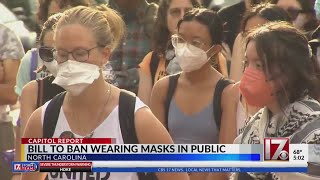 NC Senate committee approves bill restricting masks [upl. by Enalb]