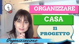 Come organizzare casa  Vi presento il mio progetto [upl. by Aikenat]