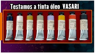 Desvendando a tinta óleo VASARI [upl. by Hareenum494]