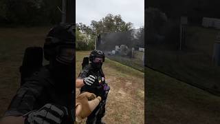 Almost had the victory🙁airsoft airsoftgun airsoftshorts paintball milsim military dji osmo [upl. by Ardnuasac918]