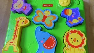 Fisher Price Musical Puzzle JungleSilly sound match puzzle [upl. by Nhguaval]