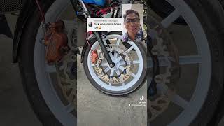 Satria Fu Fi piringan cakram depan  Belang R150 Raider F150 [upl. by Ttegirb]