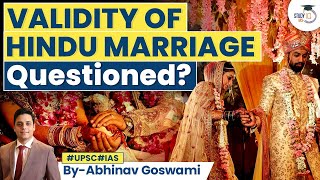 Validity of Hindu Marriage  Legal Analysis  Hindu Law  By Abhinav Goswami [upl. by Melleta]