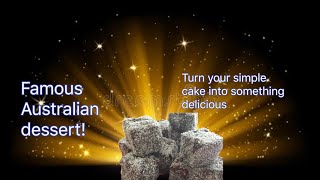 Australia’s most famous dessert lamington  how to make lamington  mess free guaranteed [upl. by Ilil]