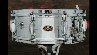 SOLD  Slingerland 5x14quot Radio King ChromeOverBrass Snare Drum  1960s [upl. by Llekram441]