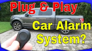 Technaxx TX100 DIY Plug and Play Install Car Alarm System [upl. by Hayes]