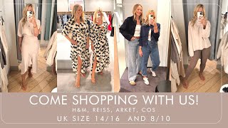 Come Autumn Shopping with Us How Your Shape affects Outfits Size 1416 and 810 5ft 8 and 5ft 3 [upl. by Nylsoj]