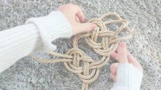 Shibari Pretzel Knot Double coin knot [upl. by Maggie]