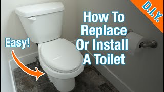 Replace A Toilet Complete StepbyStep Guide [upl. by Celinka376]