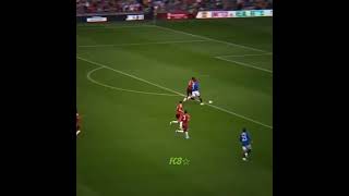 Leny Yoro tackle VS Rangers edit footballedits trending manunited football madebyme virl [upl. by Anaihr]