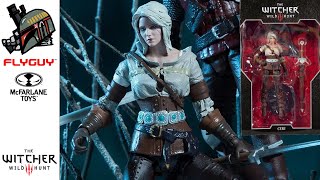 FLYGUYtoys McFarlane Toys The Witcher 3 Ciri Cirilla Fiona Elen Riannon  Toy Action Figure Review [upl. by Bock38]