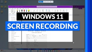 Windows 11 Screen Recorder with the Snipping Tool ✂️ [upl. by Santoro930]