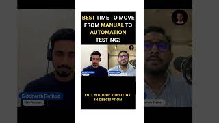 Switch from Manual to Automation testing shorts automationtesting softwaretesting [upl. by Encratia700]