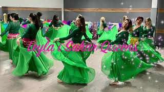 Allah Allah Ya Baba w wykonaniu grupy belly dance Sahar Queens [upl. by Elleinnod]