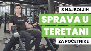 NAJBOLJE SPRAVE za početnike u teretani i kako ih koristiti [upl. by Animlehliw]