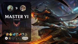 Master Yi Jungle vs Xin Zhao  KR Grandmaster Patch 142 [upl. by West]