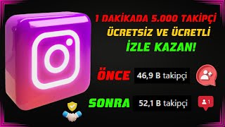 1 DAKİKADA 5000 İNSTAGRAM TAKİPÇİ HİLESİ  ÜCRETSİZ ŞİFRESİZ İNSTAGRAM TAKİPÇİ HİLESİ 2024 [upl. by Brandyn]