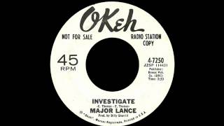 Major Lance  Investigate [upl. by Ntsyrk]