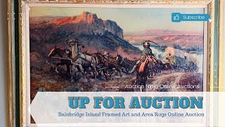 The Bainbridge Island Framed Art and Area Rugs Online Auction [upl. by Sweatt]