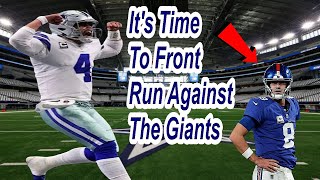 Its Time for Dak Prescott to front quotRuNquot against the New York Giants [upl. by Lavena]