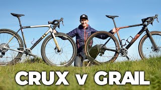 Specialized Crux v Canyon Grail Which is the best gravel bike [upl. by Scrogan]