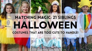 21 SIBLINGS HALLOWEEN COSTUMES That Are Too Cute To Handle halloween2024 halloween sharpaspirant [upl. by Nealah408]