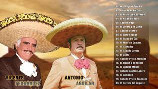 Vicente Fernandez y Antonio Aguilar Exitos  Corridos De Caballos  Rancheras y Corridos [upl. by Seale]