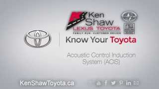 Know Your Toyota Mechanical Acoustic Control Induction System [upl. by Niledam]