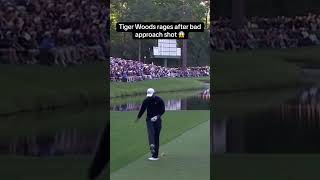 Tiger Woods kicks club after bad shot [upl. by Luapsemaj]