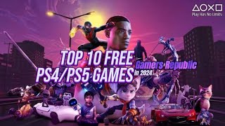 TOP 10 FREE TO PLAY GAMES IN 2024 PS4PS5 [upl. by Rollie]