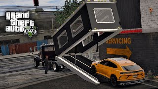 GTA 5 Mods 14 Lamborghini Dealership  GTA 5 Real Hood Life 7 [upl. by Rosy]