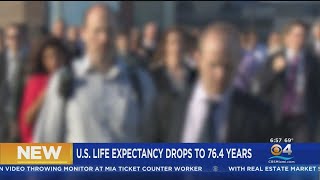 CDC US Life Expectancy Falls To Lowest Point In 25 Years [upl. by Gavrielle]