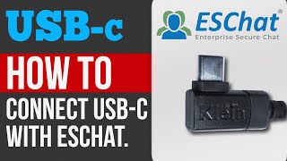 How to connect USBc PushToTalk accessories to the ESChat PTT application [upl. by Nelia761]