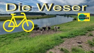 WeserRadweg  Einer der schönsten FernRadwege in Deutschland [upl. by Llet]