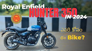 Most affordable Royal Enfield  Should you buy it  2024 Hunter 350 Review in Telugu [upl. by Uon]