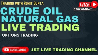 04102024 LIVE TRADING IN CRUDE OIL AND NATURAL GAS  crudeoillive naturalgas silvertrading [upl. by Eeneg]