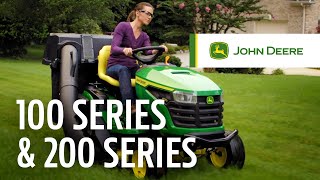 John Deere 100 and 200 Series Lawn Tractors – Model Year 2021 [upl. by Gnok]