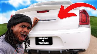 I DEBADGED my CHRYSLER 300 😱  LIT TAKEOVER [upl. by Nolyag90]