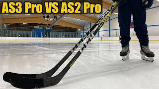 CCM Super Tacks AS3 Pro vs AS2 Pro hockey stick review  Which stick should you buy [upl. by Mcnamee]