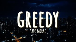 Tate McRae  greedy  Clean  Lyrics [upl. by Gottfried]