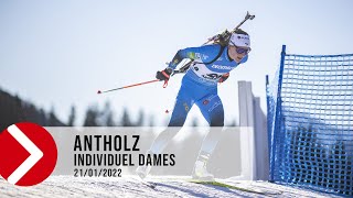 INDIVIDUEL DAMES  ANTHOLZ 2022 [upl. by Yawnoc]