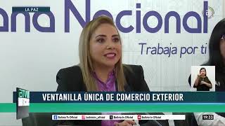 Aduana presenta la plataforma para la Ventanilla Única de Comercio Exterior [upl. by Leryt103]