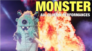 The Masked Singer Monster All Clues Performances amp Reveal [upl. by Latsyc]