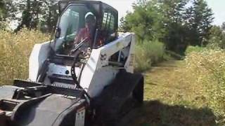 Bobcat Brushcat Rotary Cutter Attachment  Bobcat Equipment [upl. by Matt139]