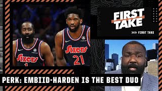 Perk Embiid amp Harden are still a dangerous duo but they had an off night vs the Nets  First Take [upl. by Hna371]