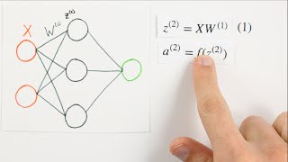 Neural Networks Demystified Part 2 Forward Propagation [upl. by Salokcin]