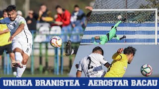 1087 Fotbal  Liga 3 Unirea Branistea  Aerostar Bacau 30 Galatenii raman in carti pentru [upl. by Atile]