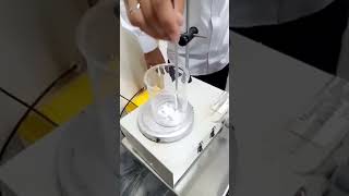 Melting of Hard paraffin for ointment preparation ointment medicine pharmacy pharmacist [upl. by Hubing921]